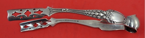 Asparagus Tong - Individual individual  fancy  pierced  4 3/4